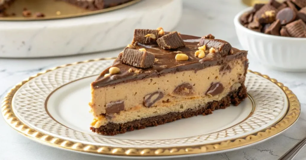 Mouth-watering Reese's Peanut Butter Cup Cheesecake